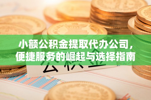 右玉小额公积金提取代办公司，便捷服务的崛起与选择指南