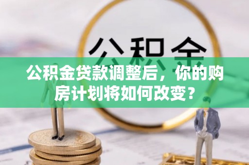 右玉公积金贷款调整后，你的购房计划将如何改变？