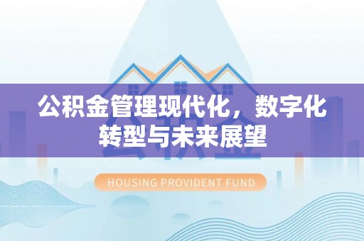 右玉公积金管理现代化，数字化转型与未来展望