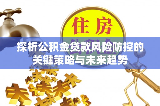 右玉探析公积金贷款风险防控的关键策略与未来趋势