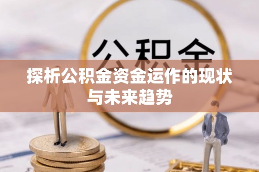 右玉探析公积金资金运作的现状与未来趋势